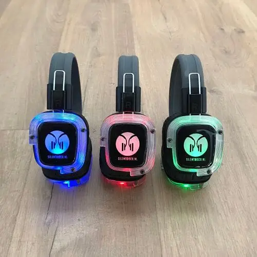 silent disco koptelefoon